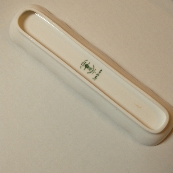 Vintage Floral Jewelry Small pagoda Tray Dish in original box - Picture 3 of 8